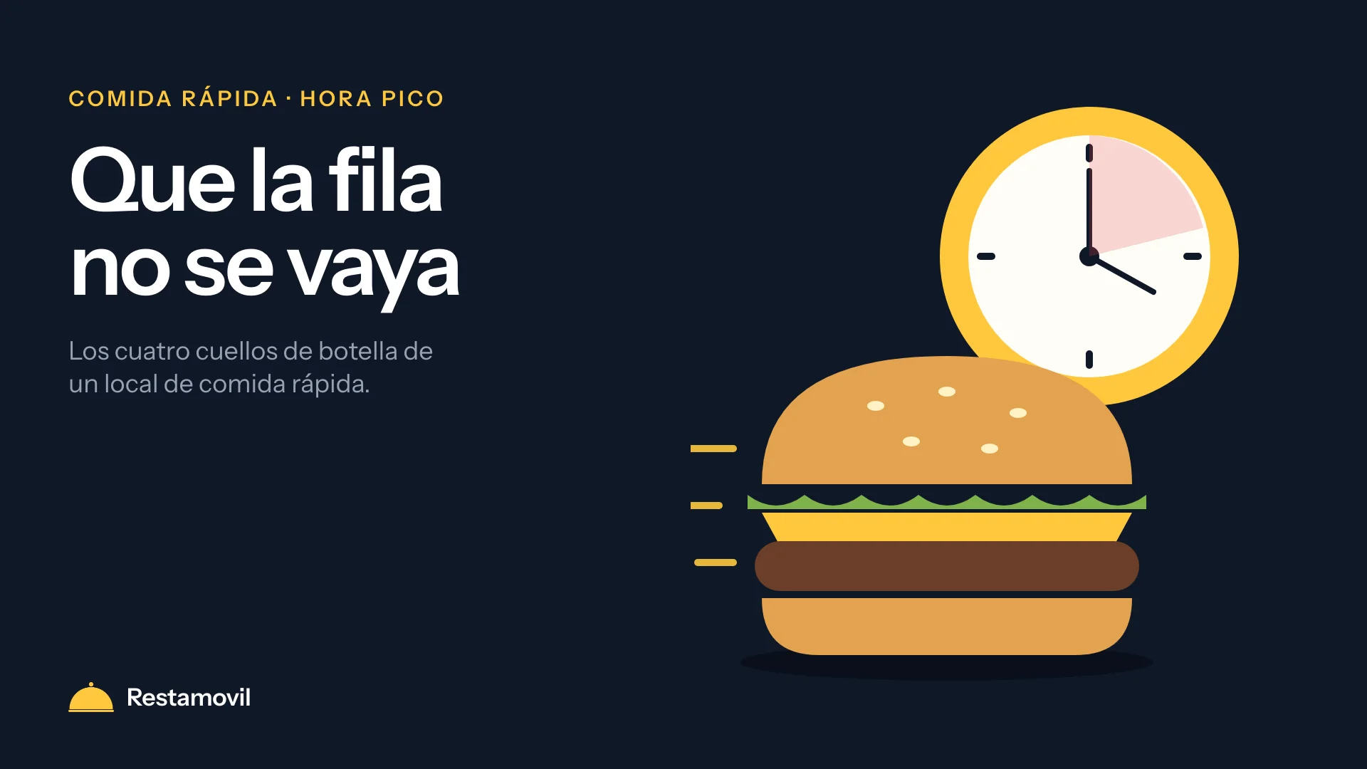 Cómo agilizar la atención en un local de comida rápida en la hora pico